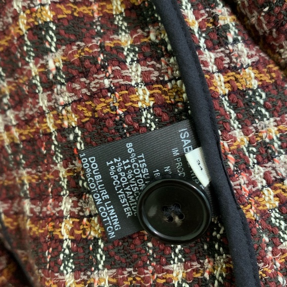 isabel marant etoile Nicole Tweed jacket 34 xs NWT - Picture 4 of 5